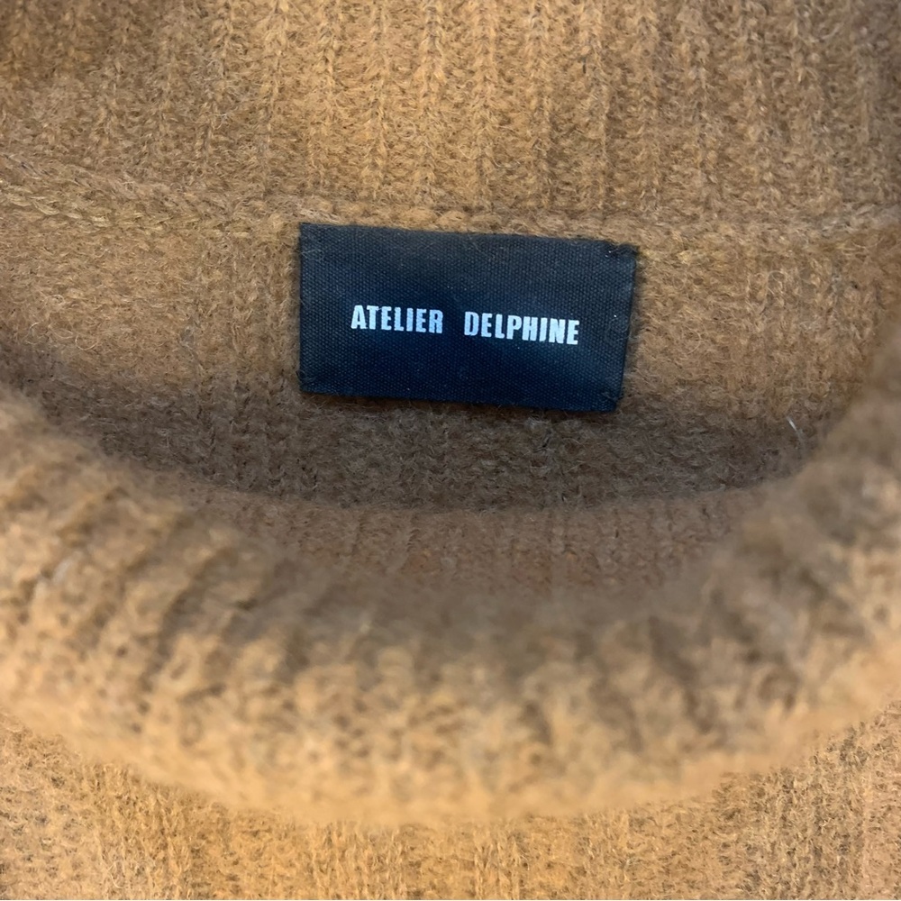 Atelier Delphine Baby Alpaca Peru Ribbed Pullover Sweater - Picture 2 of 13
